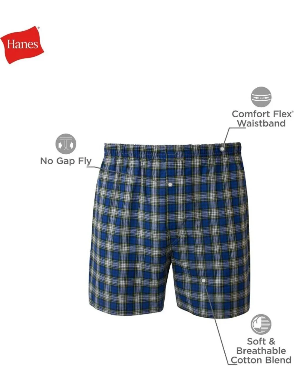 Men's Cool & Breathable Cotton Boxers Pack | Moisture-Wicking Underwear